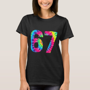 6-7 Meme Tie Dye Cool Six-seven Funny 67 Gen Z Alp T-Shirt