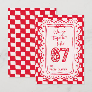 6 7 Meme Trendy Funny Valentines Day Cards