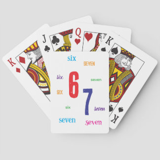 6 7 POKER CARDS