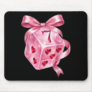 6 7 Preppy Valentine Y2k Funny Coquette Nk Dice Bo Mouse Pad