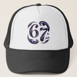 6 7 Six Seven Cosmic Astrology Gen Z Alpha Meme Trucker Hat