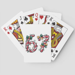 6 7 Six Seven Gen Z Alpha Meme Slang Xmas Lights Poker Cards