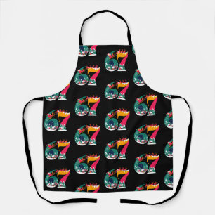 6 7 Six Seven Gen Z Alpha Meme Slang Xmas Santa Apron