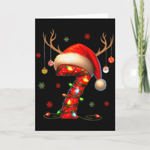 6 7 Six Seven Gen Z Alpha Merry Christmas Holiday Card