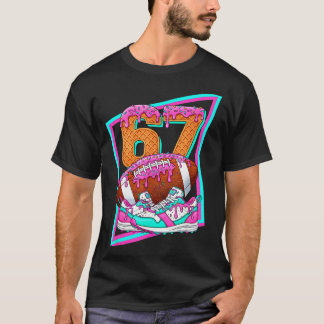 6 7 Six Seven Meme American Football Drip Number 6 T-Shirt