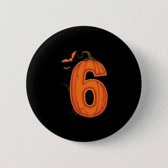 6 7 Six Seven Meme Couple Matching Halloween Costu Button (Front)