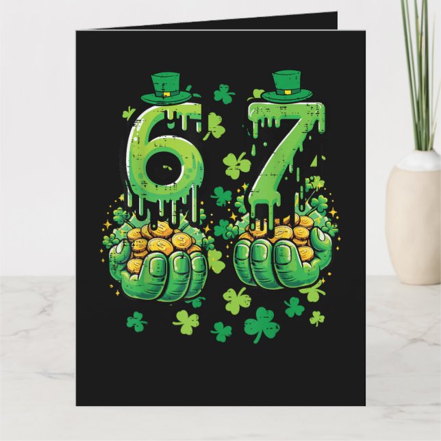6 7 St Patricks Day Card (Front)