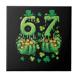 6 7 St Patricks Day Ceramic Tile