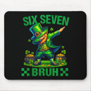 6 7 St Patricks Day For Boys Funny Irish Dabbing G Mouse Pad