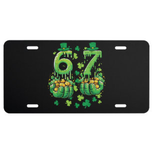 6 7 St Patricks Day License Plate