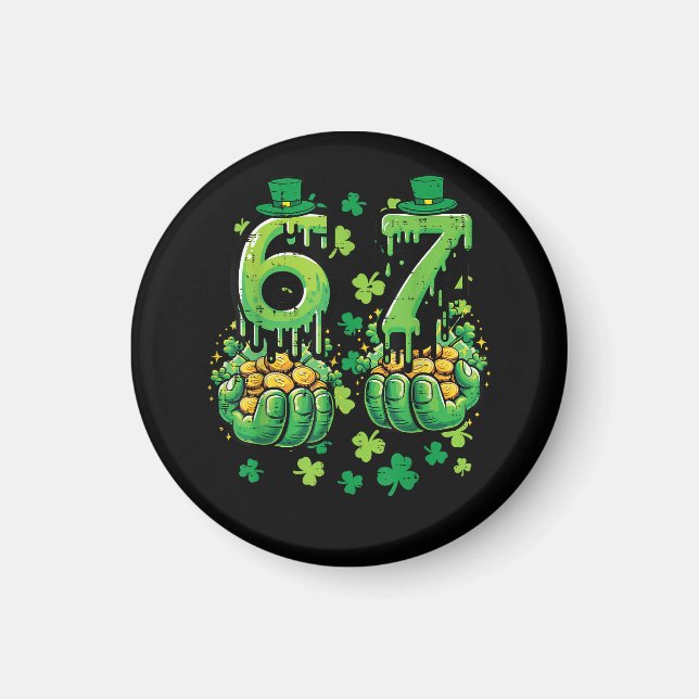 6 7 St Patricks Day Magnet (Front)