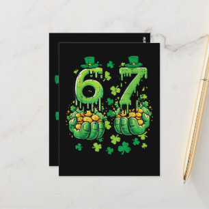 6 7 St Patricks Day Postcard