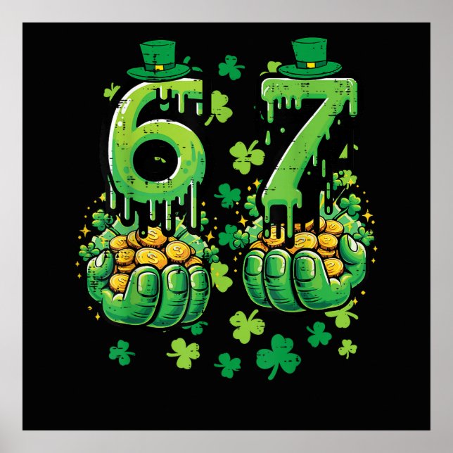 6 7 St Patricks Day Poster (Front)