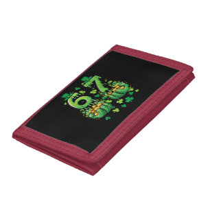 6 7 St Patricks Day Trifold Wallet