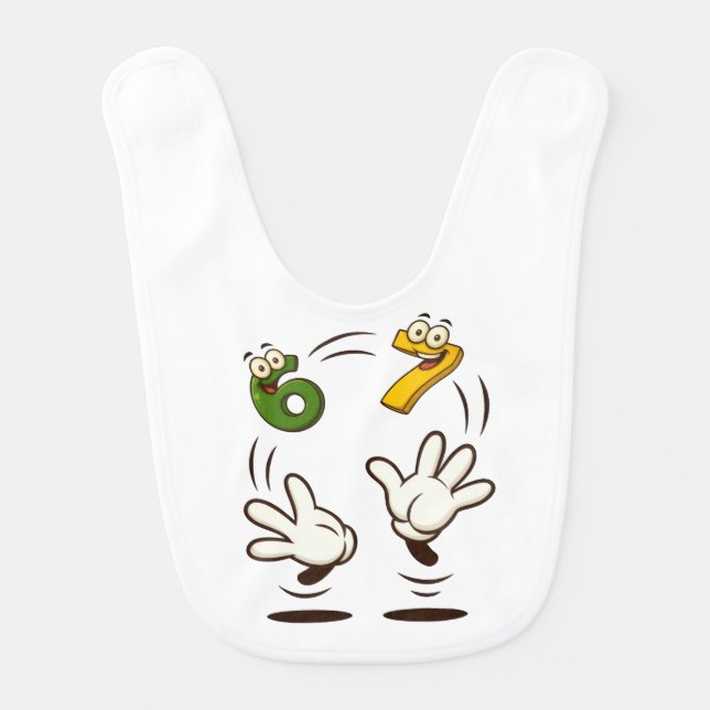 6 7  the rage baby bib (Front)