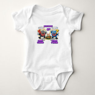 6’7” Vital for Survival Chemistry Elements   Baby Bodysuit