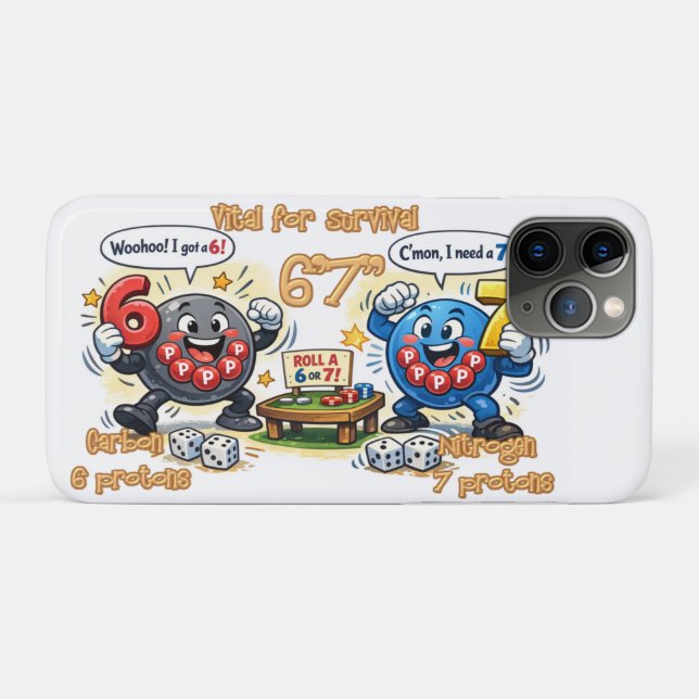 6’7” Vital for Survival Chemistry Elements   Case-Mate iPhone Case (Back (Horizontal))