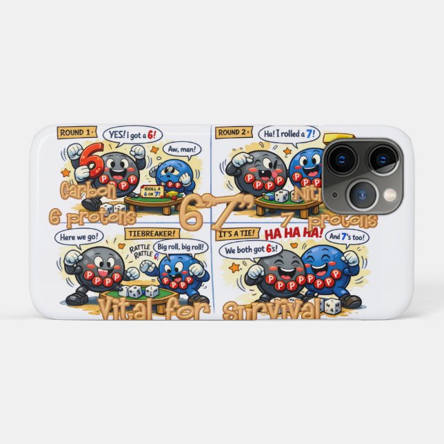 6’7” Vital for Survival Chemistry Elements   Case-Mate iPhone Case (Back (Horizontal))