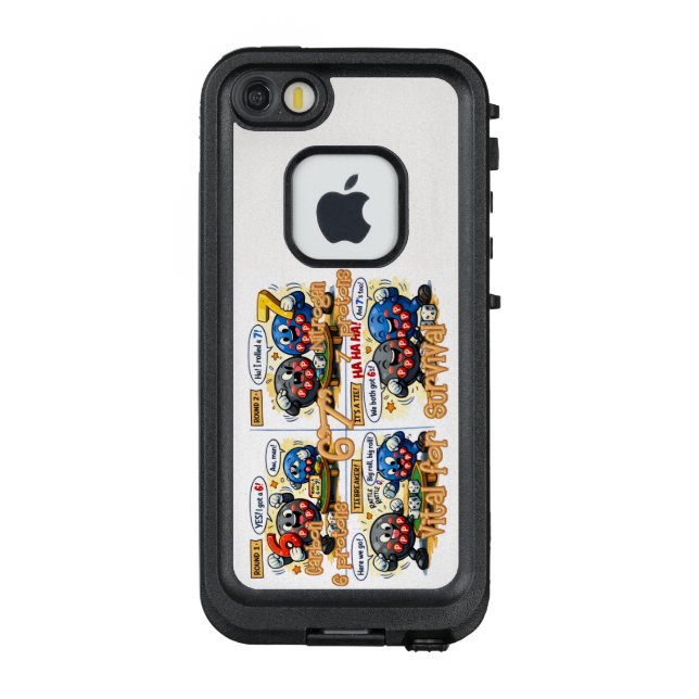 6’7” Vital for Survival Chemistry Elements   LifeProof iPhone Case (Back)