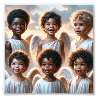 6 Angel Kidz Premium Satin Photo Paper