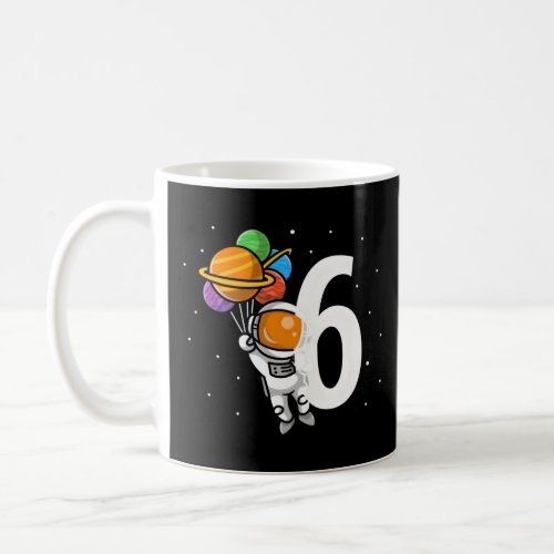6 Astronaut Squad Outer Spaceship  Coffee Mug