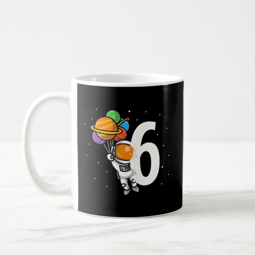 6 Astronaut Squad Outer Spaceship  Coffee Mug