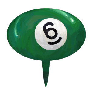 6 Ball Cake Topper