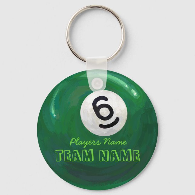 6 Ball Keychain (Front)