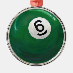 6 Ball Metal Ornament