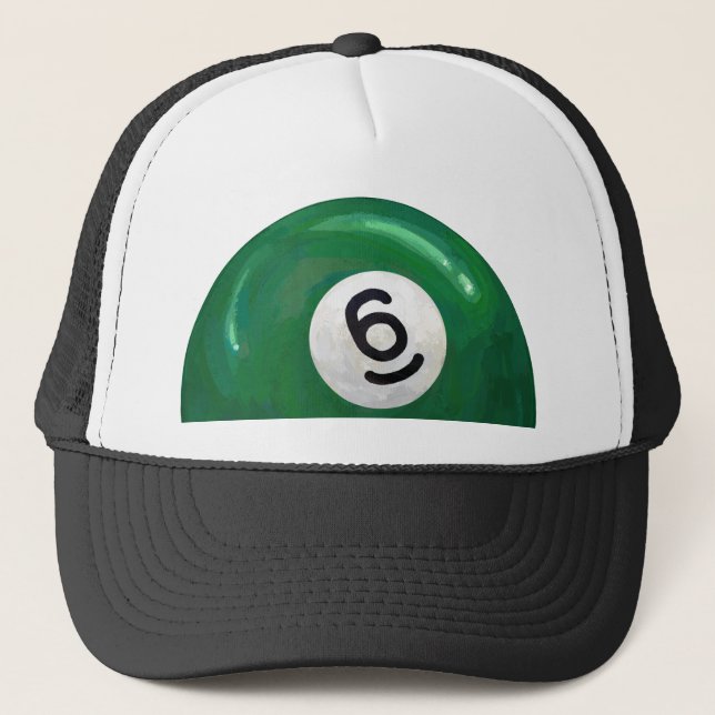 6 Ball Trucker Hat (Front)