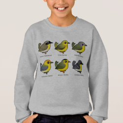 6 Birdorable Warblers Kids' American Apparel Organic T-Shirt