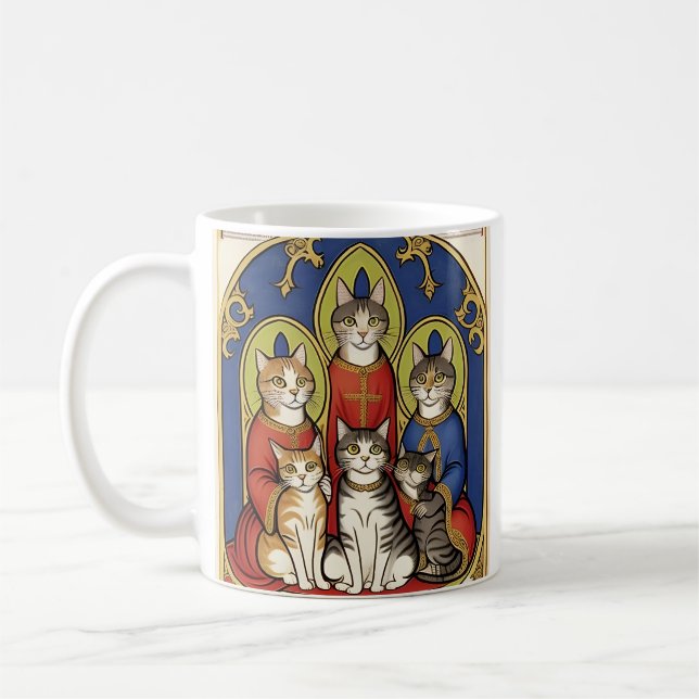 6 Cats Mug (Left)