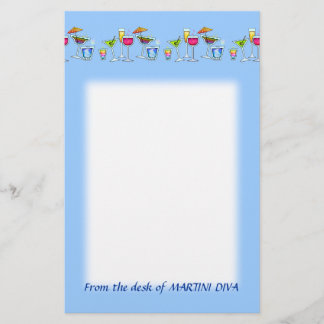 6 COCKTAIL GLASSES STATIONERY