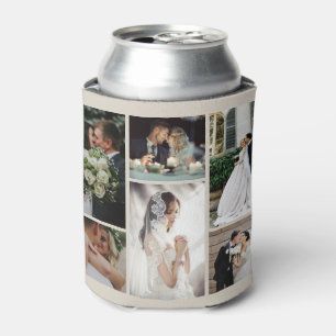 6 Custom Photo Collage Favorite Moments Can Cooler