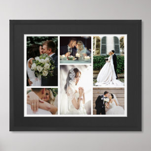 6 Custom Photo Collage Favorite Moments Framed Art
