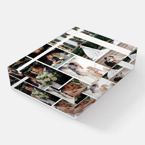 6 Custom Photo Collage Favorite Moments Paperweight
