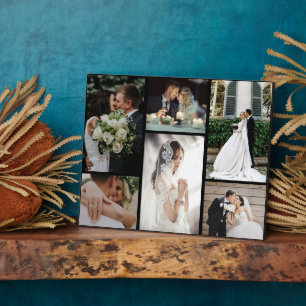 6 Custom Photo Collage Favorite Moments Plaque