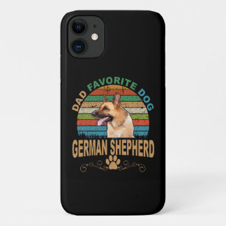 6 Dad Favorite Dog German Shepherd iPhone 11 Case