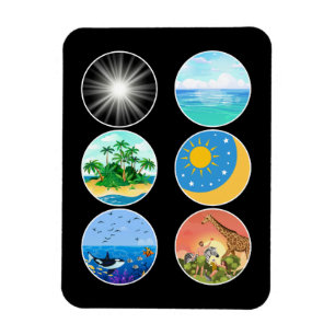 6 Days of Creation – Genesis 1-2 School Teacher Magnet