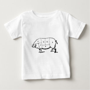 6 Degrees of Bacon Baby T-Shirt