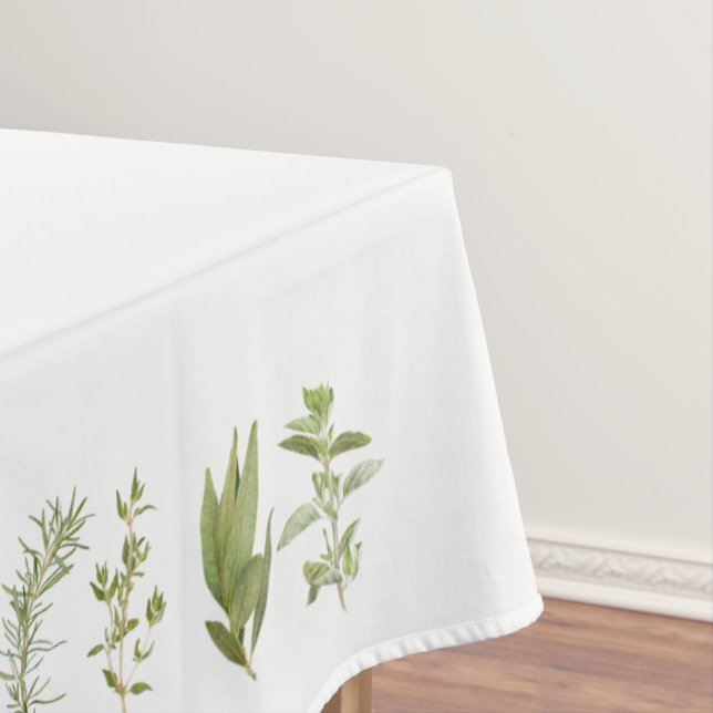 6 FRESH HERBS 60x84 Tablecloth (In Situ)