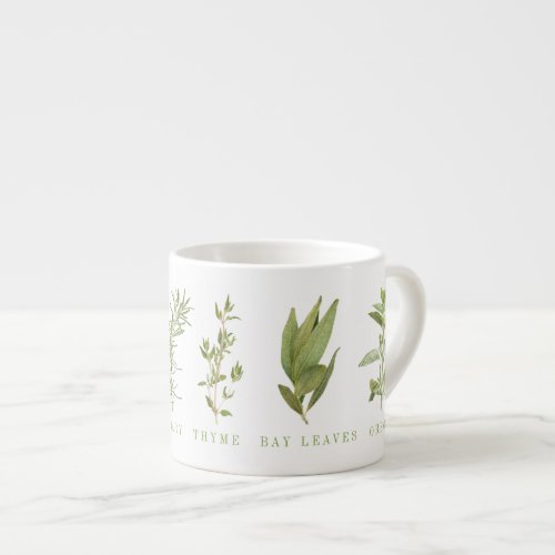 6 FRESH HERBS Espresso Cup