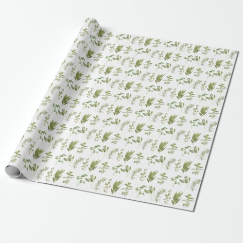 6 FRESH HERBS Wrapping Paper