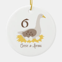 6 Geese A-Laying