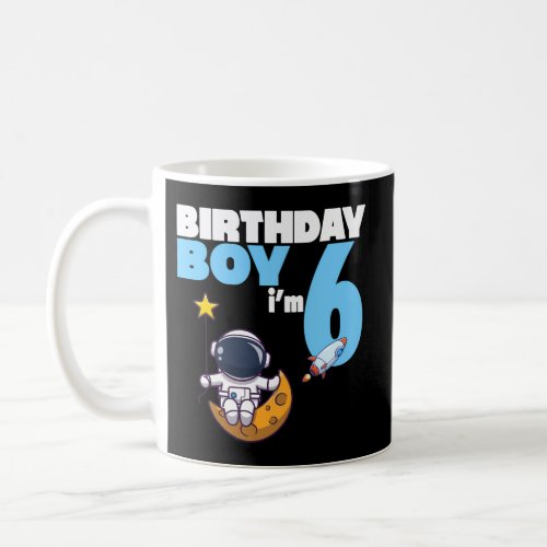 6 Happy 6Th Astronaut Party Coffee Mug