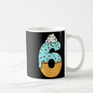 #6 Jersey Uniform Drip Teen Slang, Funny Ice Cream Coffee Mug