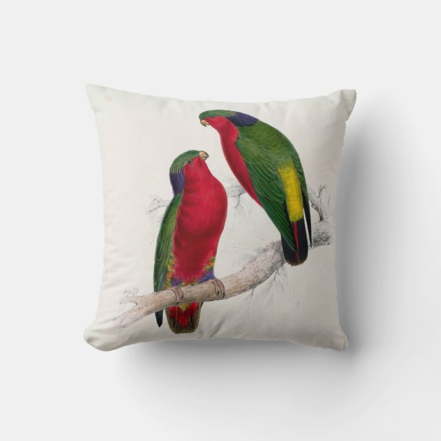 #6-Kuhl's parrakeet Throw Pillow (Front)