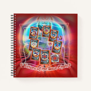 6 Language of Light Base Chakra Card Symbols Notebook