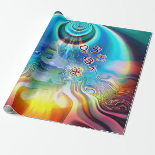 6 Language of Light Base Chakra Symbols Wrapping Paper