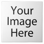 6" Large Square Ceramic Tile<br><div class="desc">Create your own Custom Ceramic Tile.</div>